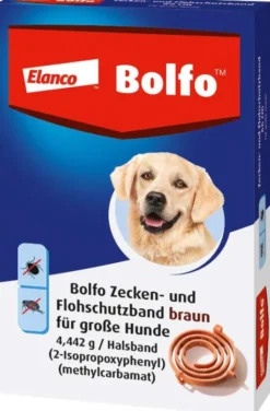 Bolfo Flohschutzband braun für große Hunde 1 Halsband