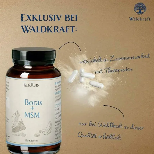 Borax Optimsm + Natriumtetraborat 120 Kapseln