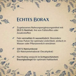 Borax Optimsm + Natriumtetraborat 120 Kapseln