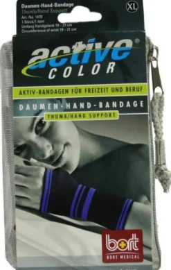 Bort Activecolor Daumen Hand Bandage X - Large Schwarz 1 Stück