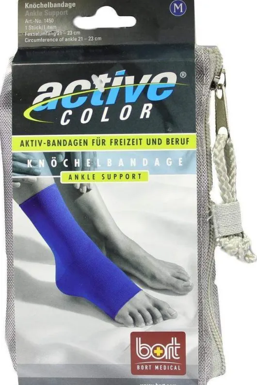 Bort Activecolor Knöchelbandage Medium Blau