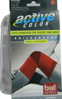 Bort Activecolor Kniebandage Large Rot