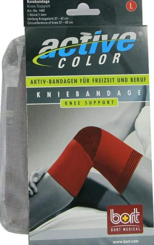 Bort Activecolor Kniebandage Large Rot