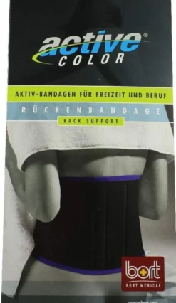 Bort Activecolor Rückenbandage Large Schwarz