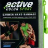 Bort Activecolor Sport Daumen Hand Band. L Schwarz Grau 1 Stück