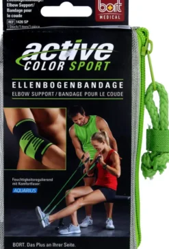 Bort Activecolor Sport Ellenbogenband.S Schwarz Grün 1 Stück