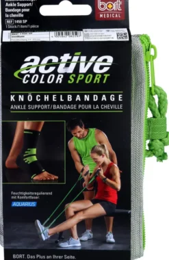 Bort Activec Sport Knöchelbandage Schwarz Grau Gr. M 1 Stück
