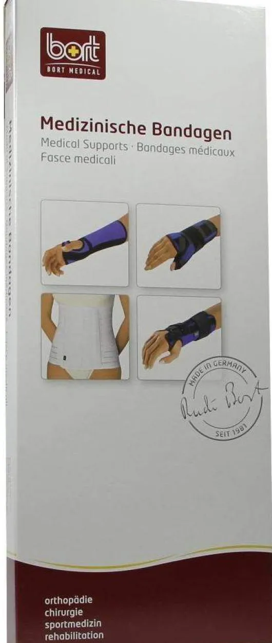 Bort Arm Handgelenk Schiene Rechts Medium Blau-Schwarz