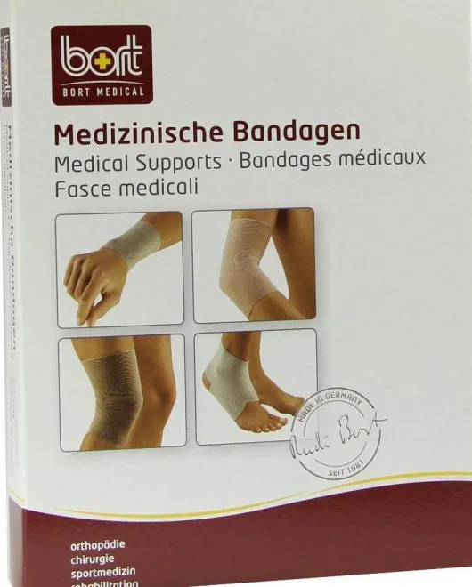 Bort Ellenbogenbandage Medium Haut 1 Stück