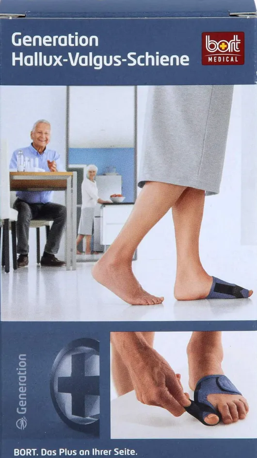 Bort Generation Hallux-Valgus Schiene Li.Gr.2 Blau