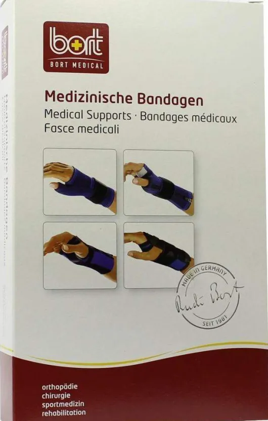 Bort Handgelenkstütze Mit Aluschiene Links Large Haut