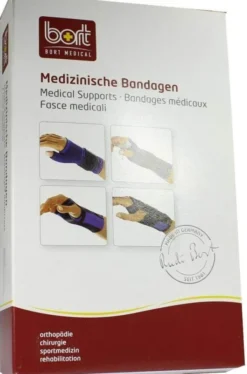Bort Handgelenkstütze Mit Alu Band Rechts Small Blau