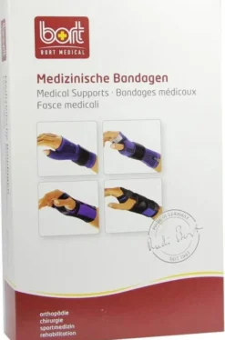 Bort Handgelenkstütze Mit Daumenaussparung Medium Blau