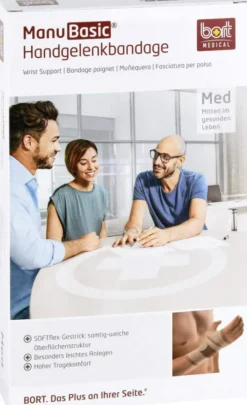 Bort Manubasic Bandage Links Gr. S Haut 1 Stück