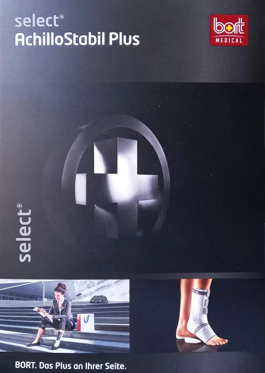 Bort Select Achillostabil Plus Bandage Xl Silber 1