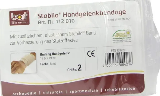 Bort Stabilo Handgelenkbandage Gr.2 Haut