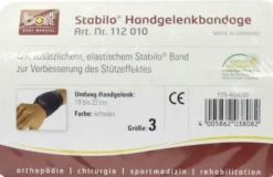 Bort Stabilo Handgelenkbandage Gr.3 Schwarz