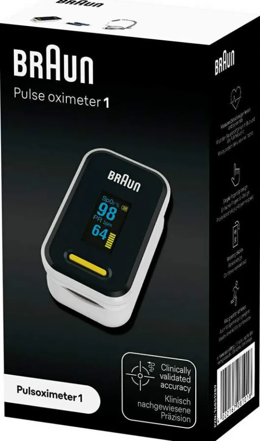 Braun Pulsoximeter 1 Finger Pulsmessgerät 1 Stück