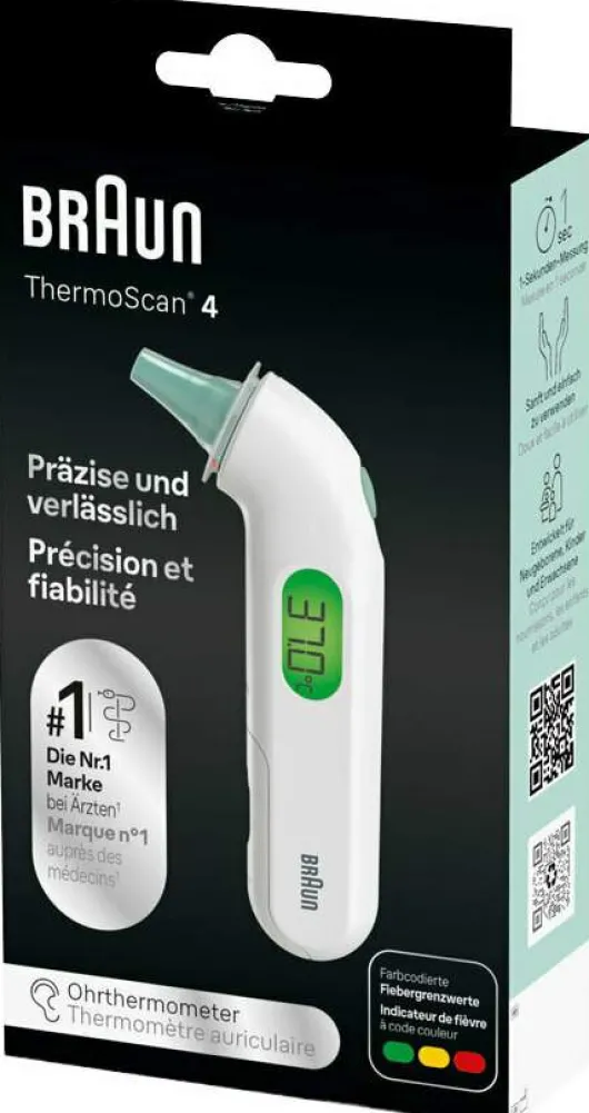 Braun Thermoscan 4 Ohrthermometer 1 Stück