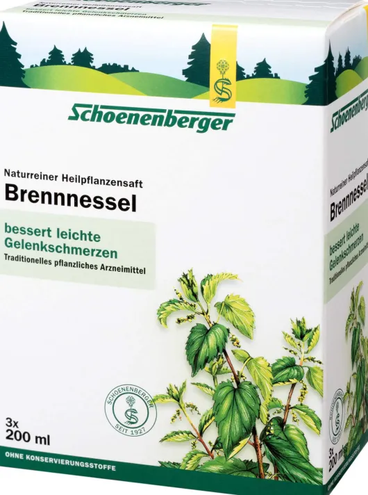 Brennesselsaft Schoenenberger 3 X 200 ml Saft