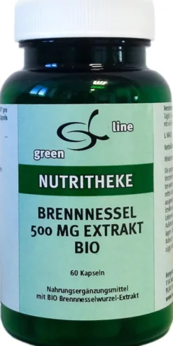 Brennnessel 500 mg Extrakt Bio 60 Kapseln