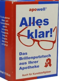 Brillenputztücher Alles Klar 10 Tücher