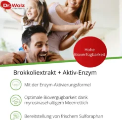 Brokkoli Extrakt + Aktiv-Enzym Dr. Wolz 60 Msr. Kapseln