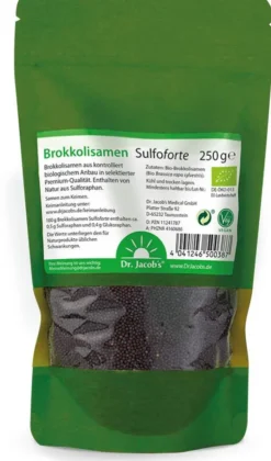 Brokkolisamen Sulfoforte Bio Dr.Jacob s 250 G