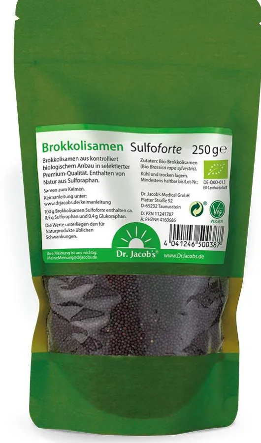 Brokkolisamen Sulfoforte Bio Dr.Jacob s 250 G