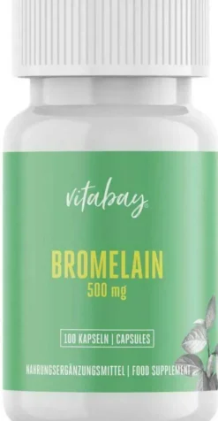 Bromelain 500 mg 1200 F.I.P Aus Ananas Vegan Kaps.