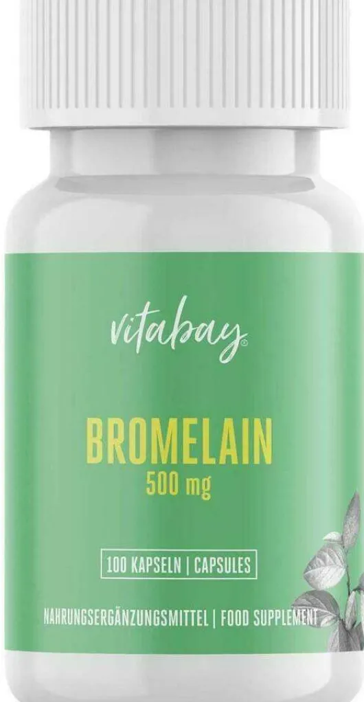Bromelain 500 mg 1200 F.I.P Aus Ananas Vegan Kaps.