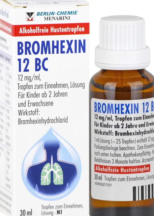 Bromhexin 12 Bc Tropfen zum Einnehmen 30 ml