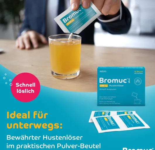 Bromuc Akut 600 mg Hustenlöser 20 Beutel