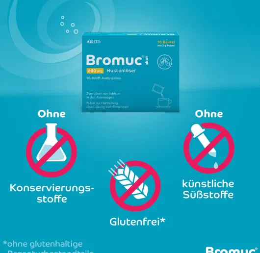 Bromuc Akut 600 mg Hustenlöser 20 Beutel