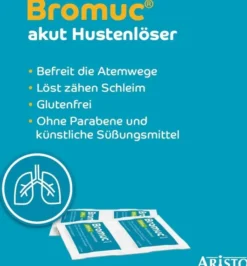 Bromuc Akut 200 mg Hustenlöser 20 Sticks