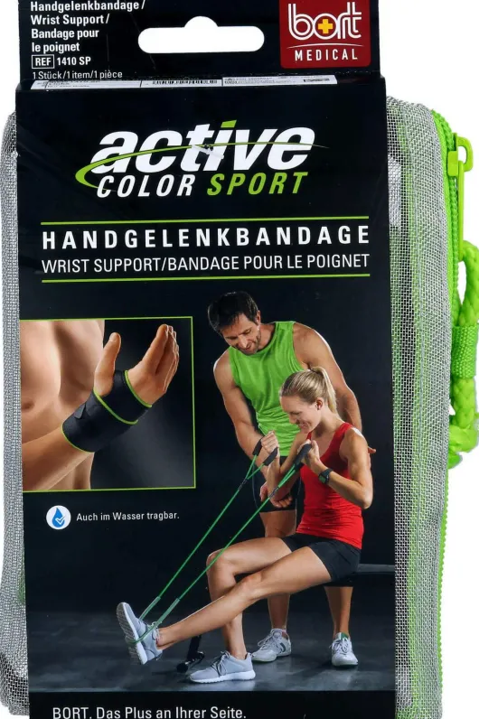 Brot Activecolor Sport Handgelenkbandage Links Unigröße 1 Stück