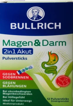 Bullrich Magen & Darm 2in1 Akut Pulversticks 12 Stück