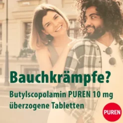 Butylscopolamin Puren 10 mg Überzogene Tabletten 20 Stück