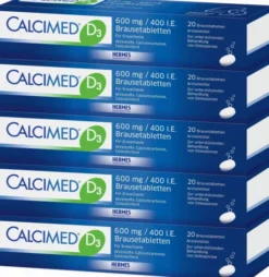 Calcimed D3 600 mg 400 I.E. 100 Brausetabletten