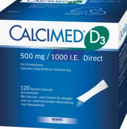 Calcimed D3 500 mg - 1000 I.E. Direct Granulat 120 Beutel