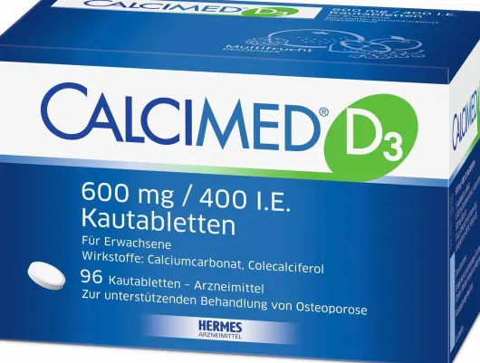 Calcimed D3 600 mg 400 I.E. 96 Kautabletten
