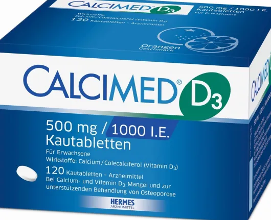 Calcimed D3 500 mg 1000 I.E. 120 Kautabletten