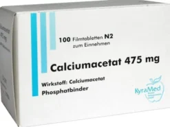 Calciumacetat 475 mg Filmtabletten 100 Filmtabletten