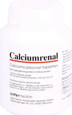 Calcium Carbonicum Calciumrenal 200 Tabletten