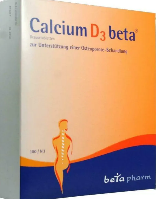Calcium D3 Beta 100 Brausetabletten