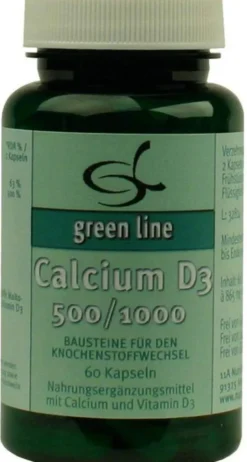 Calcium D3 500-1.000 Kapseln 60 Kapseln