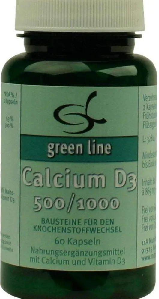 Calcium D3 500-1.000 Kapseln 60 Kapseln