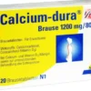 Calcium Dura Vit D3 Brause 1200 mg 800 I.E. 20 Brausetabletten