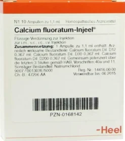 Calcium Fluoratum Injeele 1,1 ml