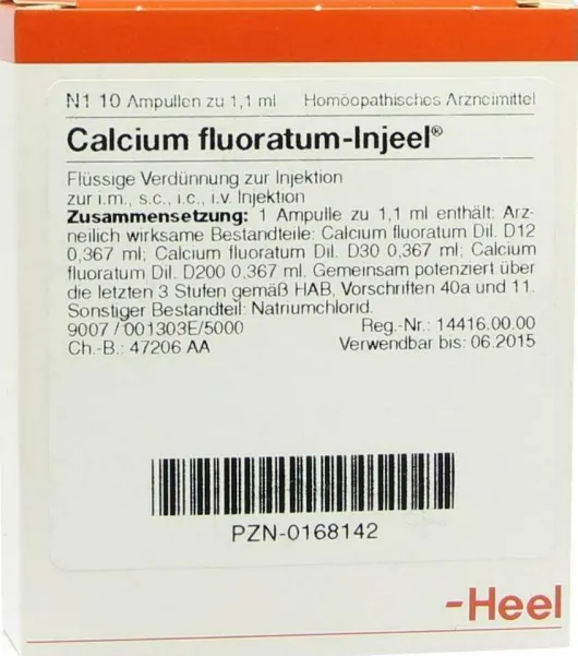 Calcium Fluoratum Injeele 1,1 ml
